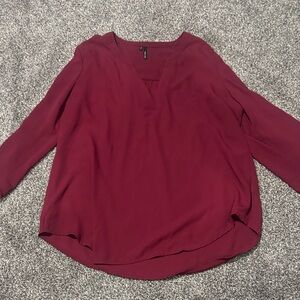 Maurices Deep Red Women's Blouse